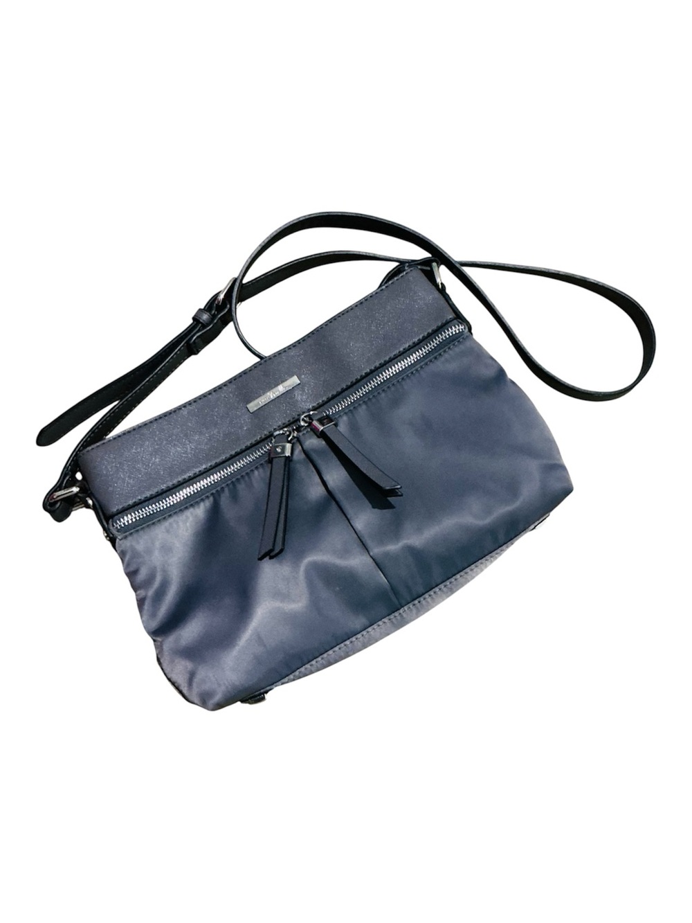 Simply Noelle shoulder bag purse handbag gray adjustable multi pocket crossbody